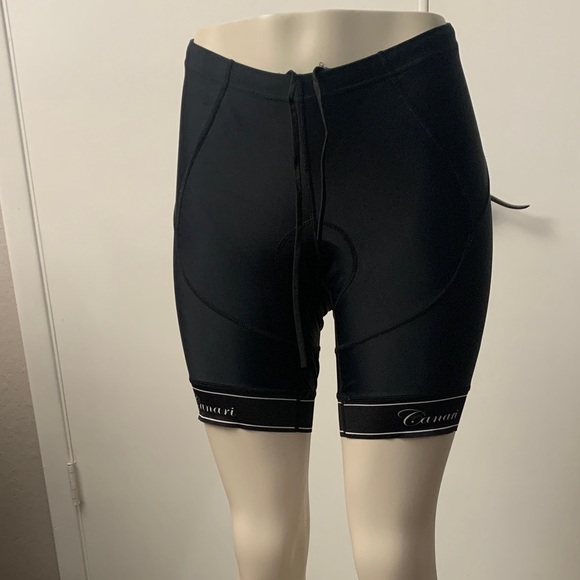 Canari Women's Black Bike Shorts - Picture 1 of 5